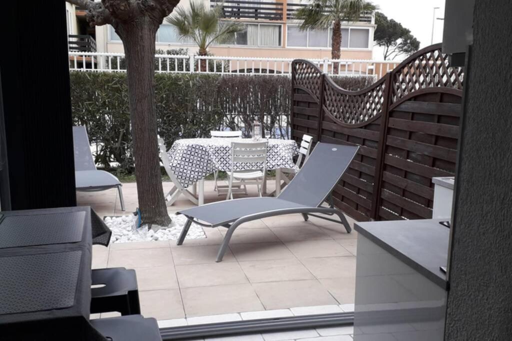Cap D'Agde - Residence Estivales - Proche Naturiste - Terrasse - Wifi - Parking - Piscine - Clim ภายนอก รูปภาพ